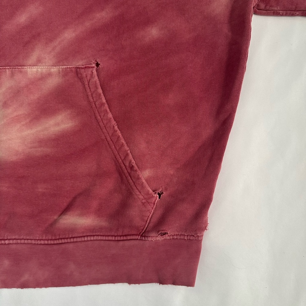 EN.ES Faded and Distressed Streetwear Tie-Dye Style Hoodie - Picture 6 of 13